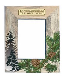 Rocky Mountain Pinecone 5x7 Picture Frame