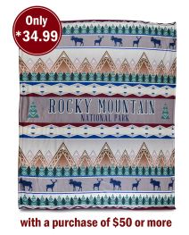Rocky Mountain Sherpa Blanket